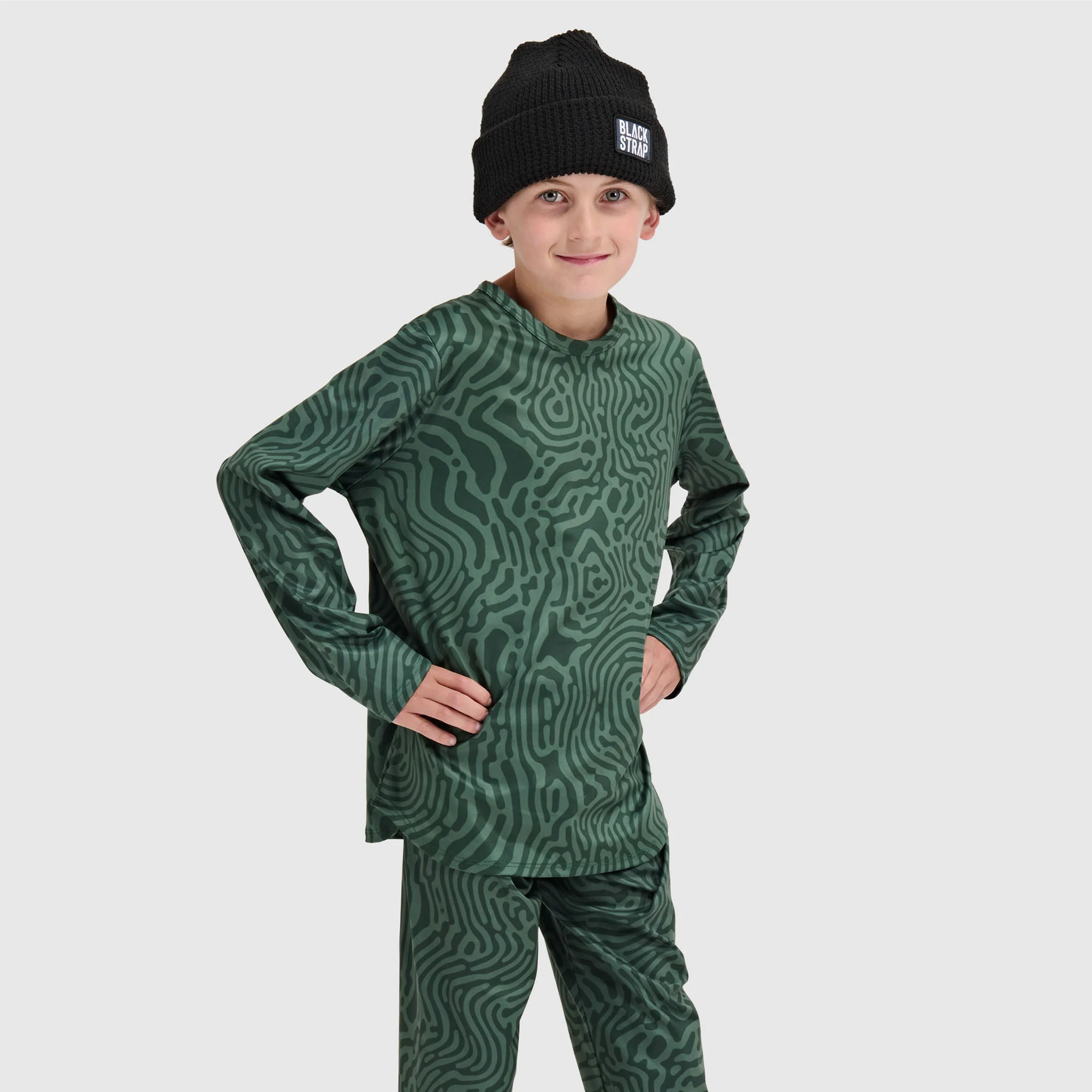 Big Kids' Evolver Base Layer Crewneck - Image 14