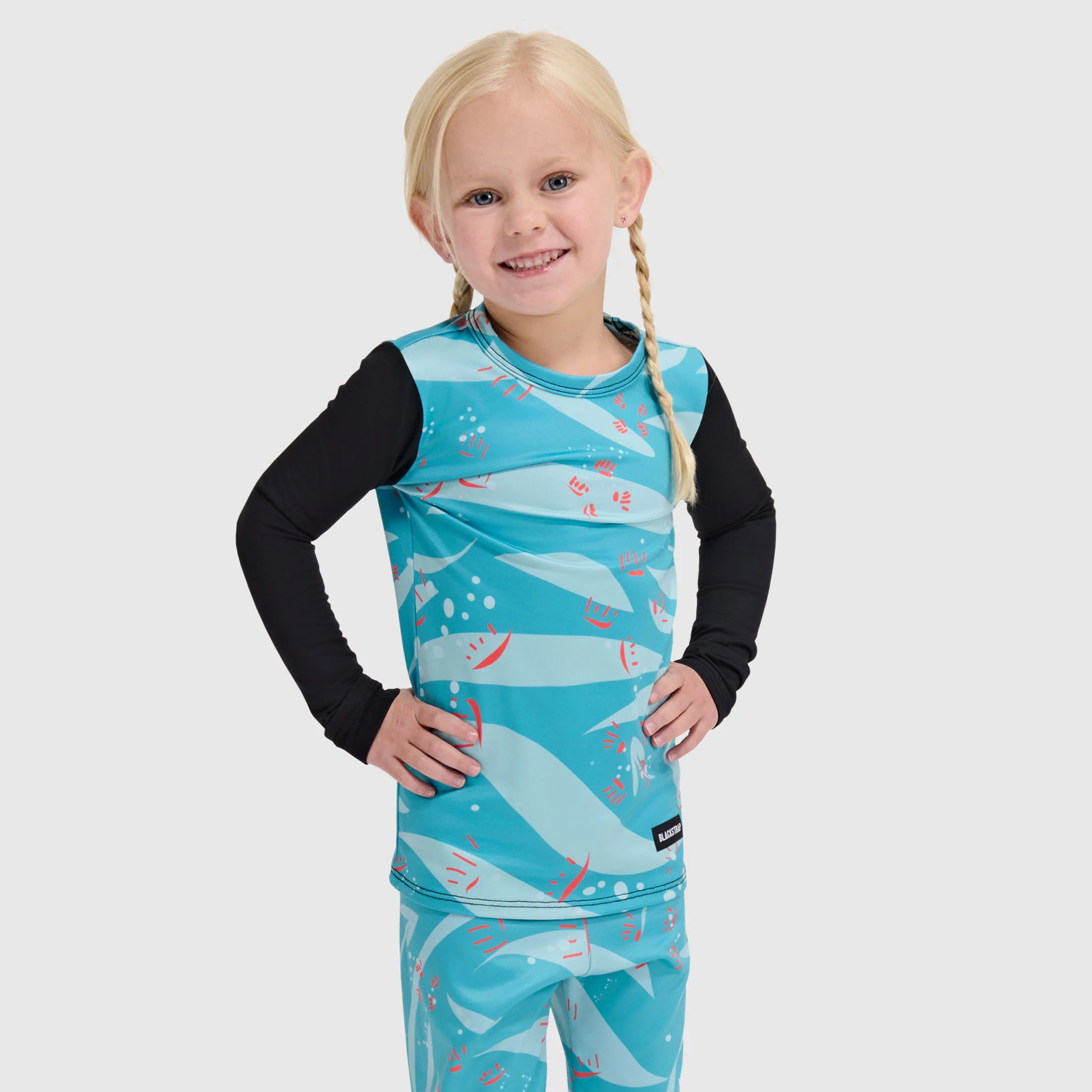 Kids' Little Pine Base Layer Crewneck - Image 18