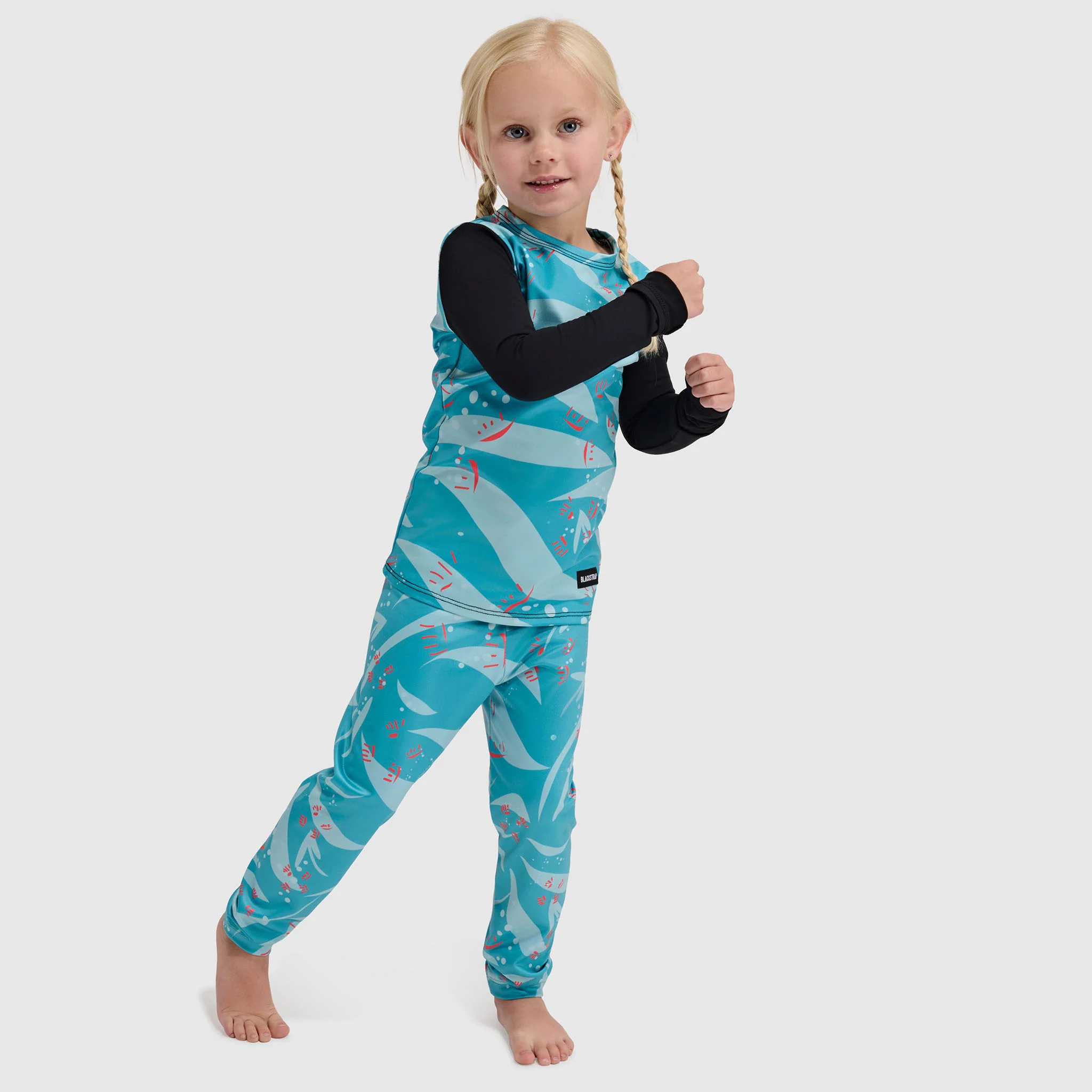 Kids' Little Pine Base Layer Crewneck - Image 20