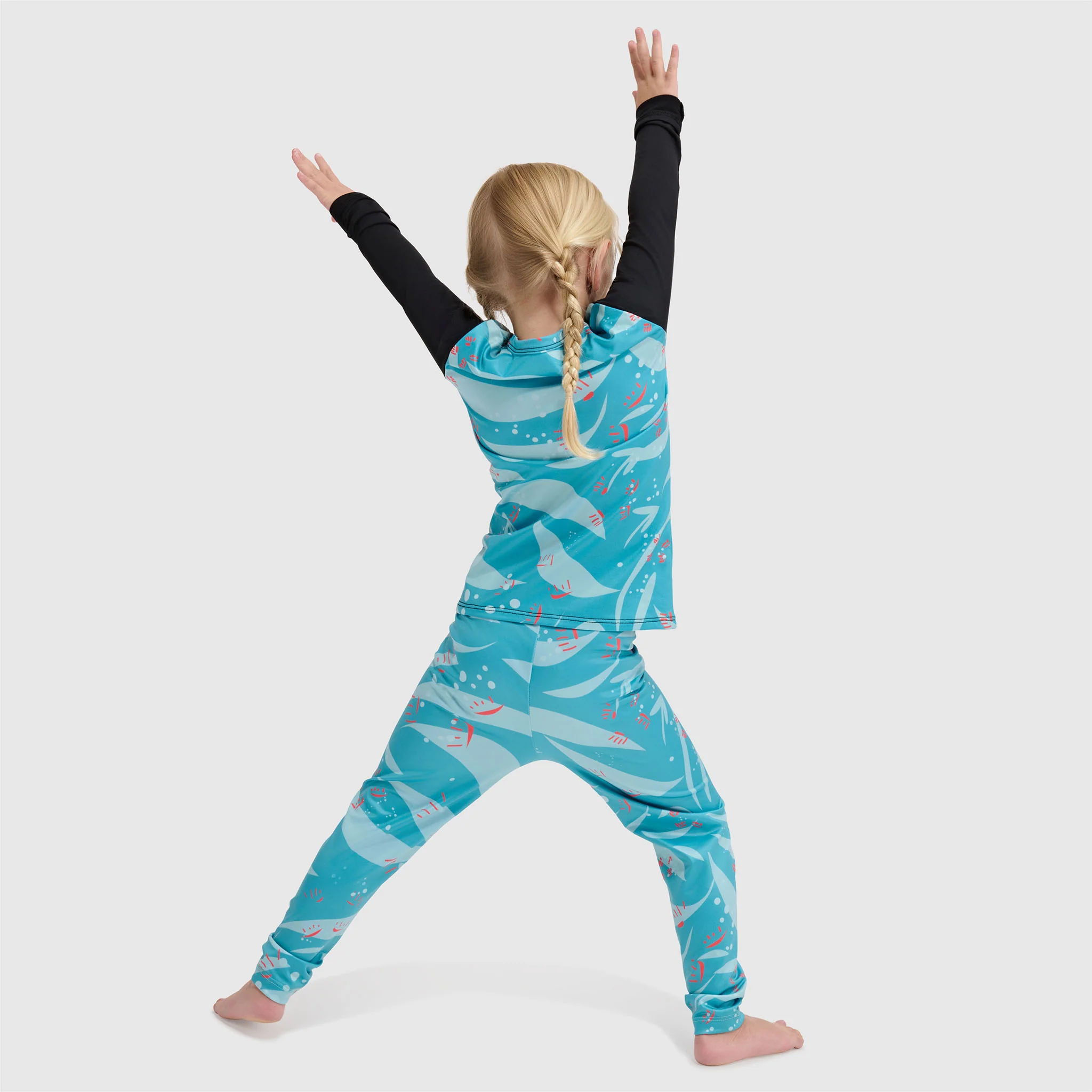 Kids' Little Pine Base Layer Crewneck - Image 21