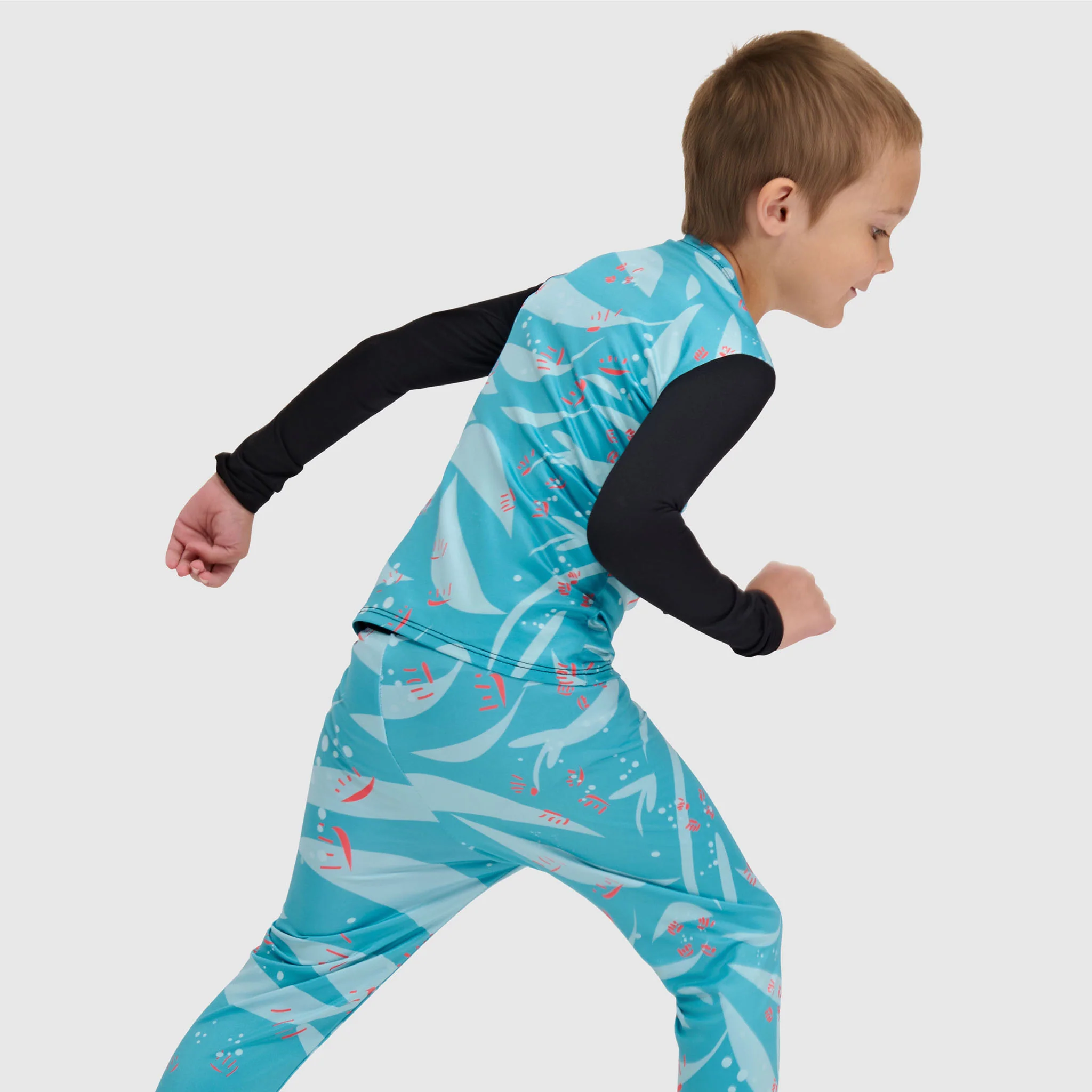 Kids' Little Pine Base Layer Crewneck - Image 23