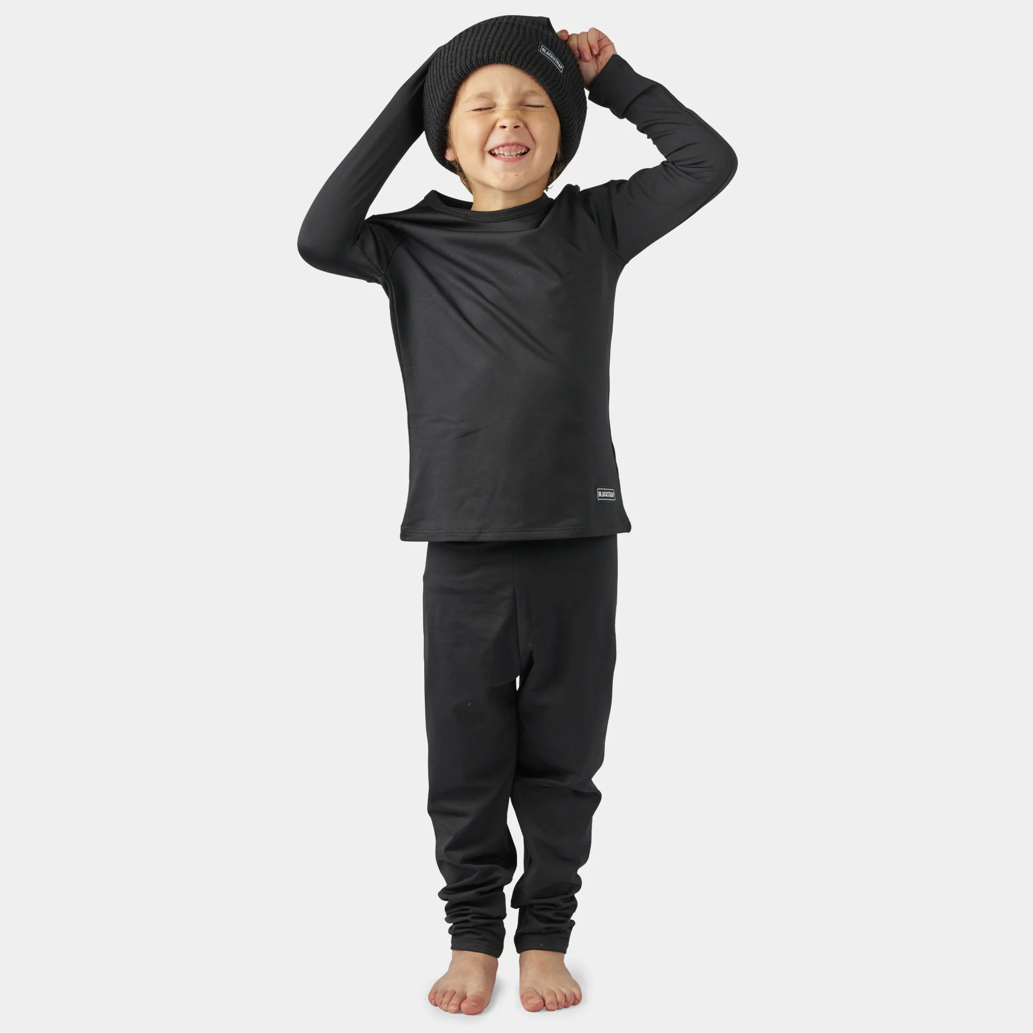 Kids' Little Pine Base Layer Crewneck - Image 25