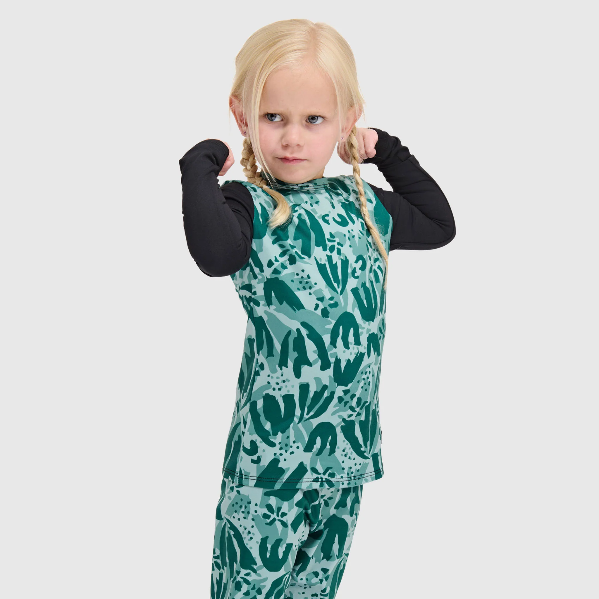 Kids' Little Pine Base Layer Crewneck - Image 3