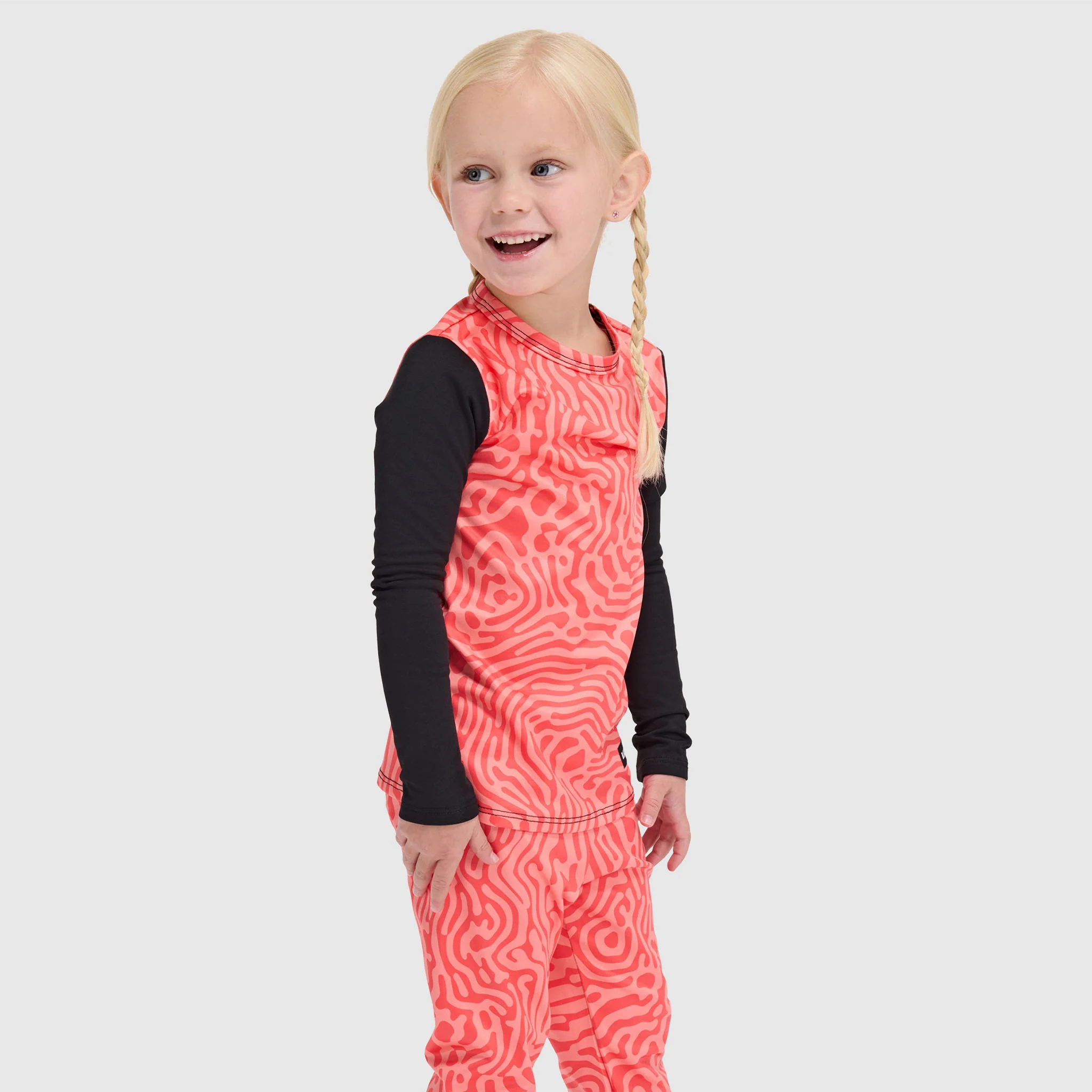 Kids' Little Pine Base Layer Crewneck - Image 9