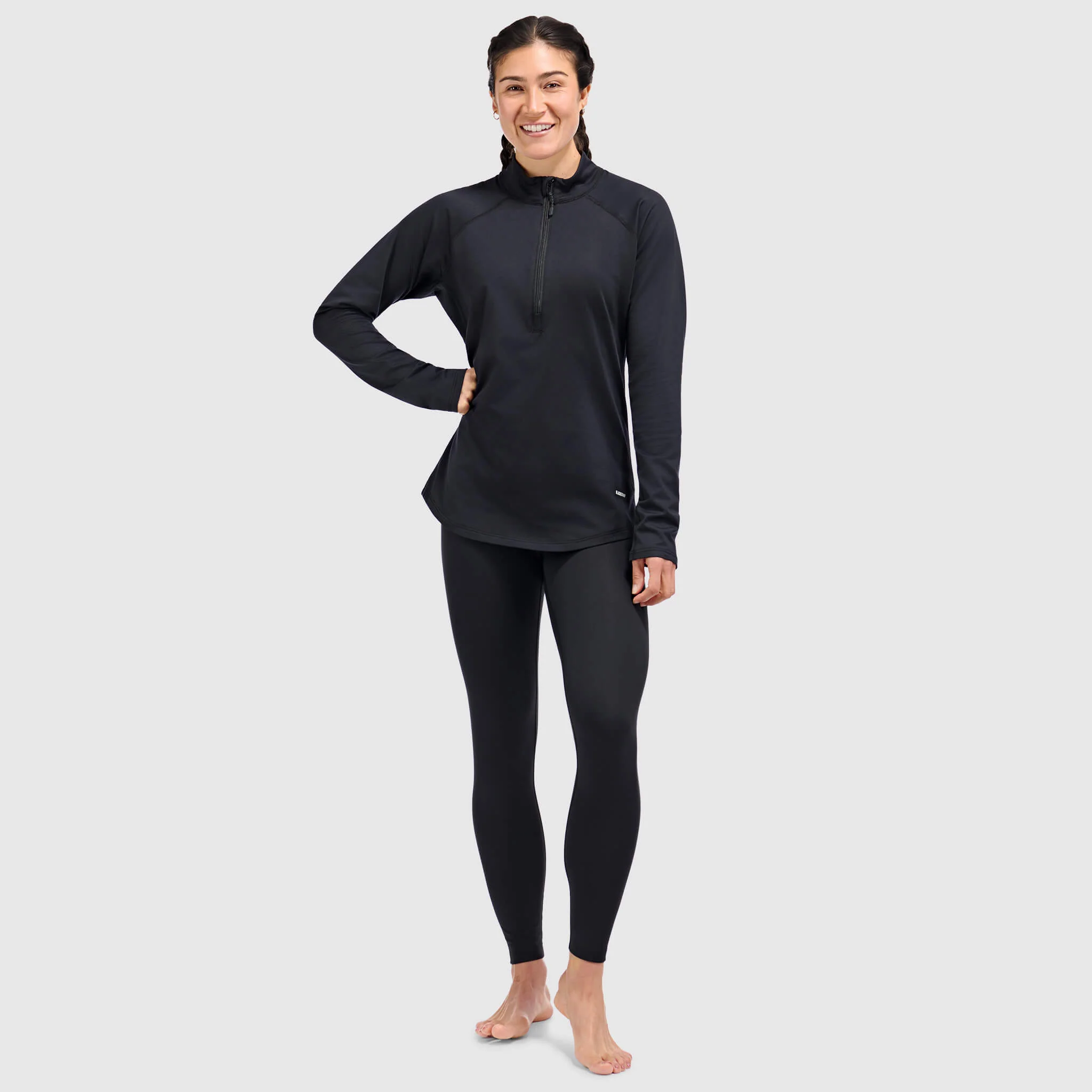 Women's Vista Base Layer Crewneck 1/4 Zip - Image 20